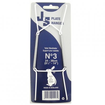 A great way to display your plates with these great pack of 24 plate wires. Size 19-28cm