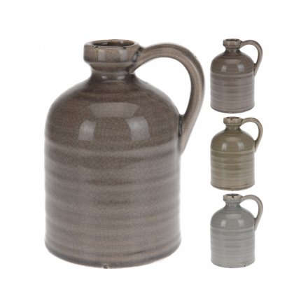 Ceramic Crackled Vase Mix