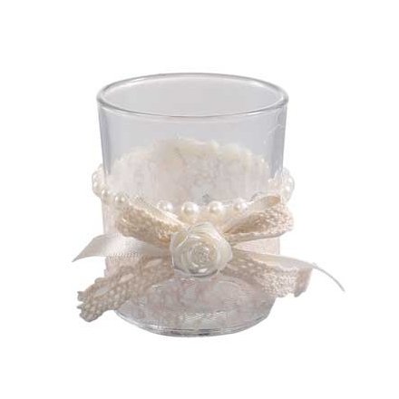 Pearl Candle Holder, 7cm