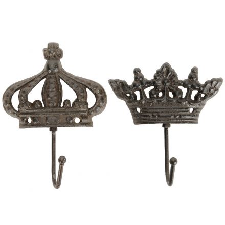 Cast Iron Crown Hooks, 2a
