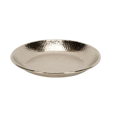 Silver Hammered Plate