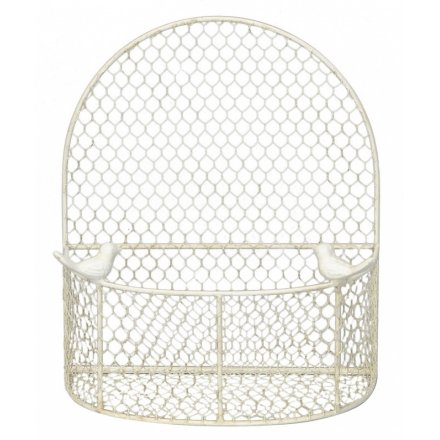 Cream Wall Basket