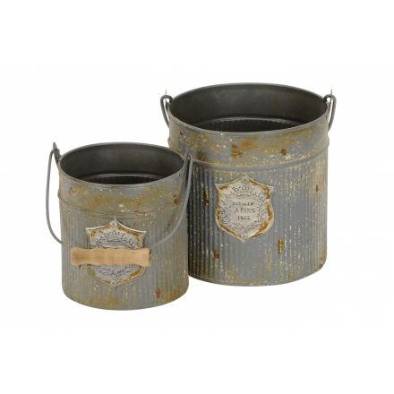 Antique Style Buckets, Set 2