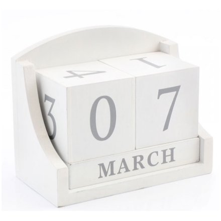 White Perpetual Calendar