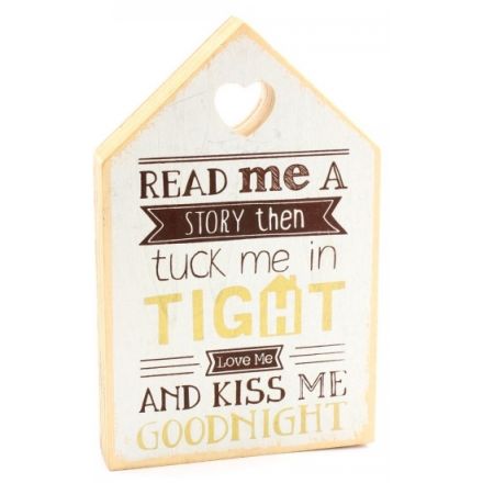 Tuck Me In Tight House Plaque
