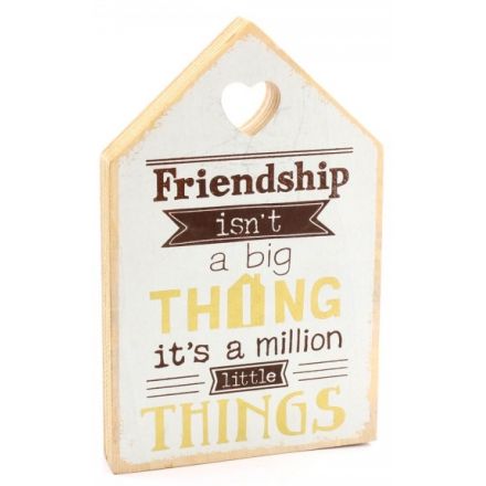 Friendship House Plaque 
