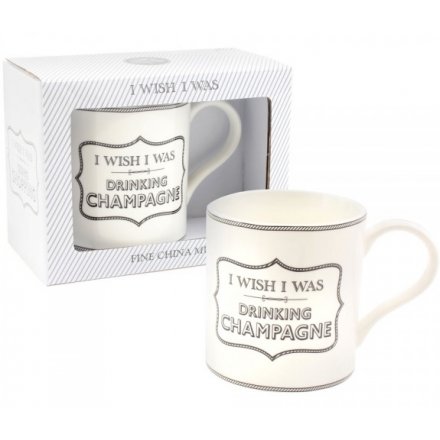Wish I Was Drinking Champagne Mug 
