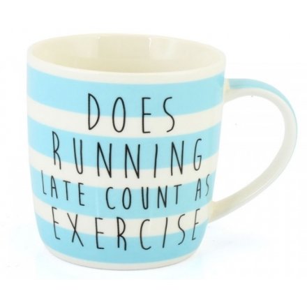 Running Late Exercise Mug