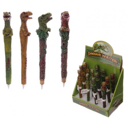  Scarily realistic novelty T-Rex writing pens, come in an assortment of colours