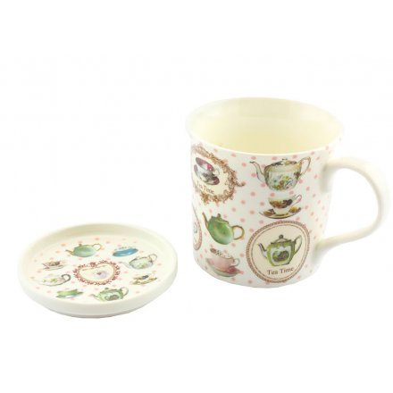 Tea Time Mug & Coaster