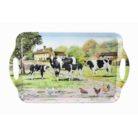 Farm Yard Cow XL Tray