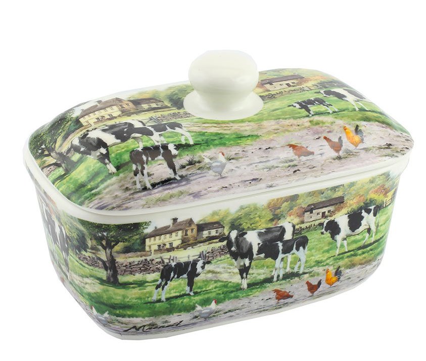 LP92412 / Farm Yard Cow Butter Dish 31733 Kitchen & Dining