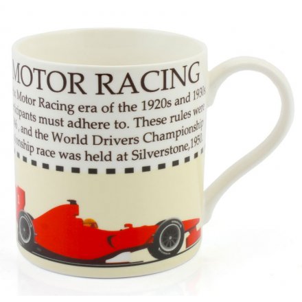 Motor Racing Fact Mug