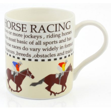 Horse Racing Mug Boxed
