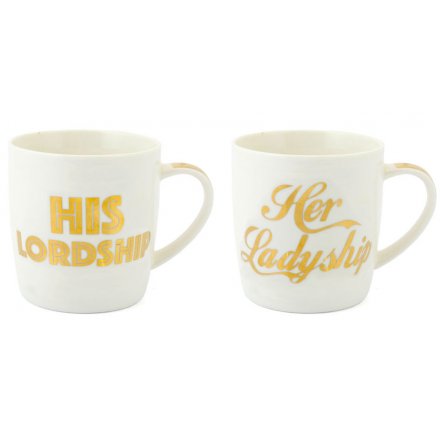 Lordship and Ladyship Boxed Mugs