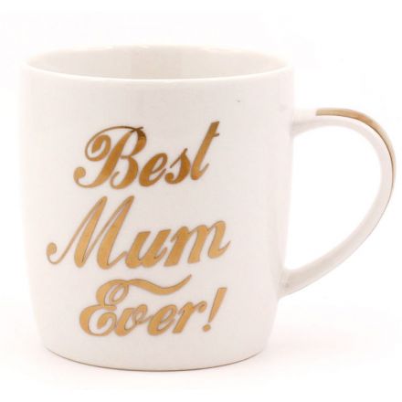 Best Mum Ever Gold Mug Boxed