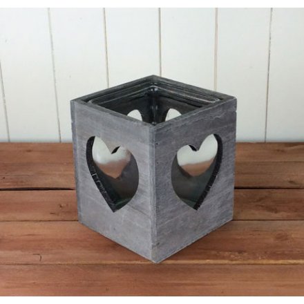 Heart Candle Holder, 17cm