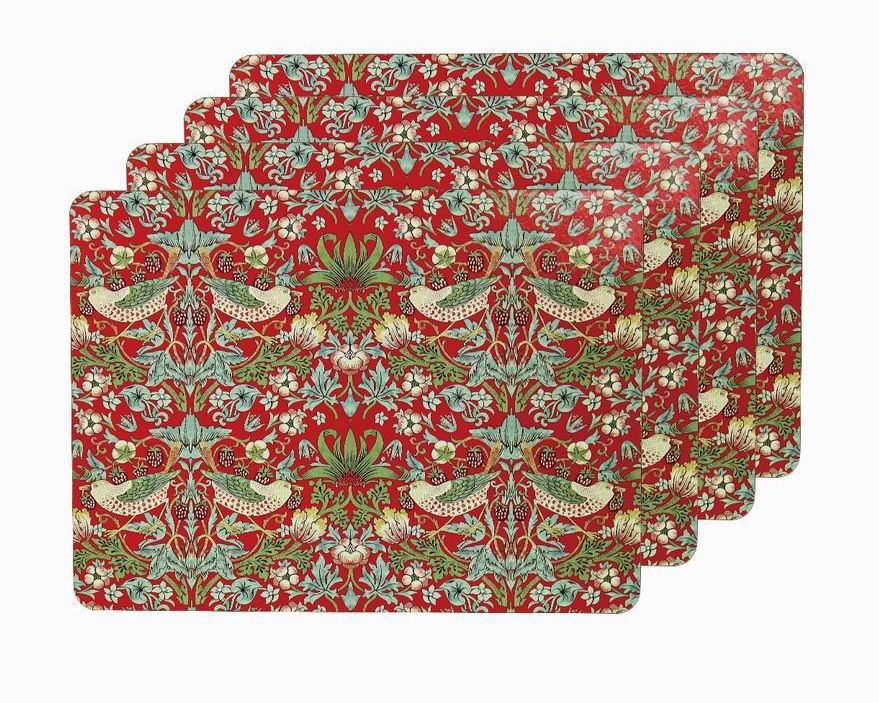 LP92667 / Strawberry Thief Placemats S4 31844 Kitchen & Dining