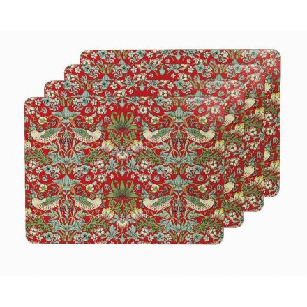 Strawberry Thief Placemats S4