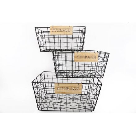 Storage Baskets, Set 3