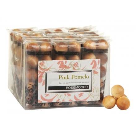 Scented Wooden Balls Pink Pomelo RRP £3.99