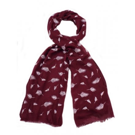 Look stylish this season with this mix of 3 winter coloured scarves with a delicate leaf pattern.