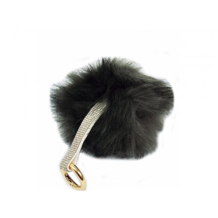 Grey Bling PomPom