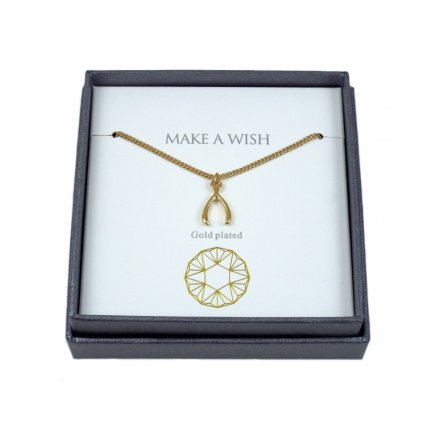 Gold Make A Wish Necklace