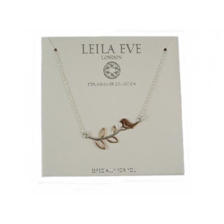 Bird Necklace Sterling Silver