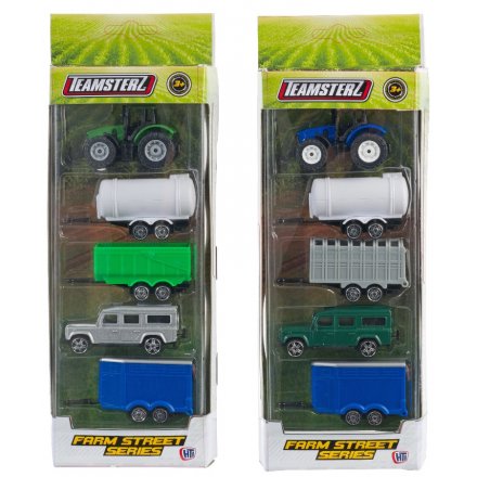 Have fun on the farm with these fantastic farm toy sets including trailer, 4 x 4 and tractor!