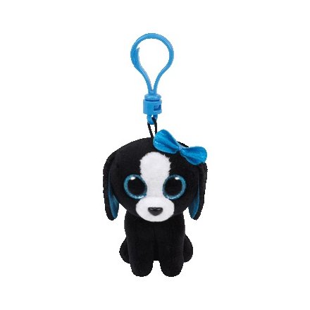 Tracey Dog Beanie Boo Clip Key Ring TY
