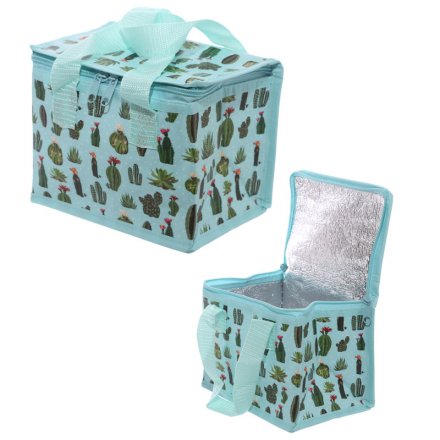 Keep cool and on trend with this cactus design cool bag.