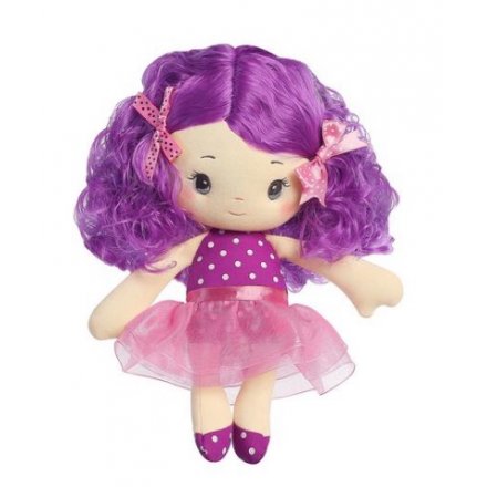Cutie Curls Violet Soft Toy