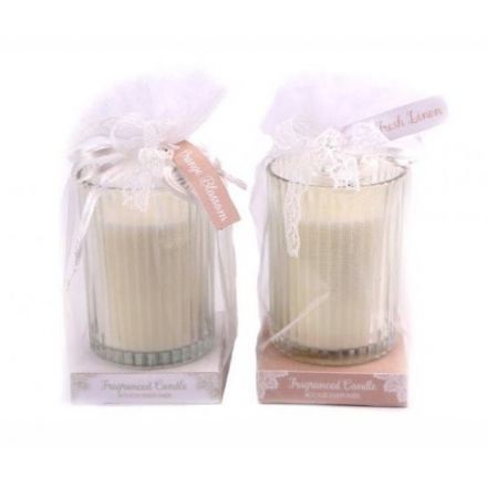Ribbed Scented Candle, 2a
