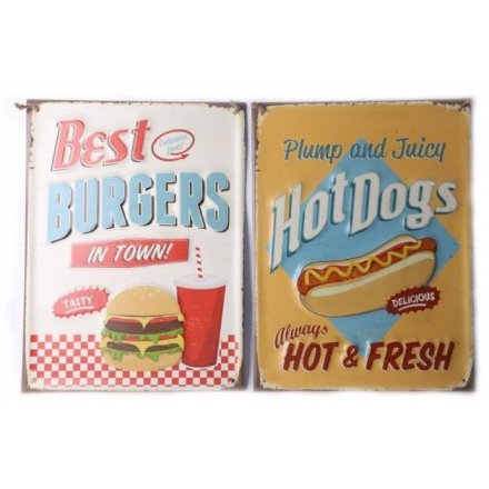Hotdog/Burger Plaque