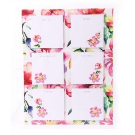 Floral Magnetic Note Set