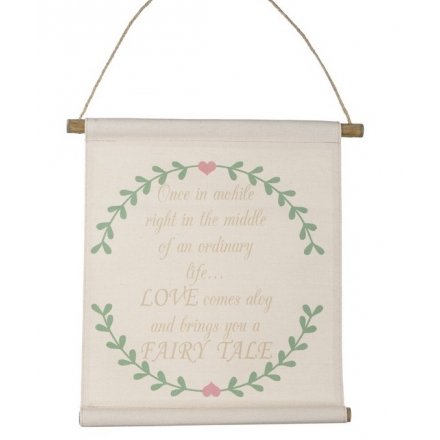 Love Fabric Hanging Sign