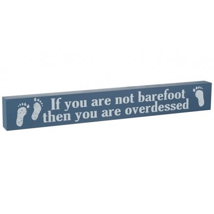 Barefoot Beach Sign