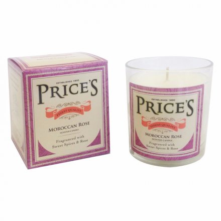 Prices Heritage Moroccan Rose Jar Candle