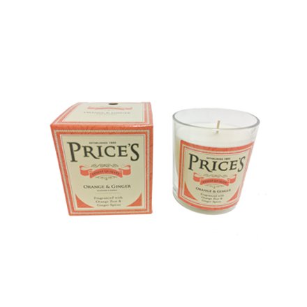 Prices Heritage Orange & Ginger Candle Jar