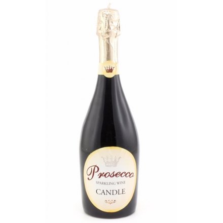 Prosecco Bottle Candle