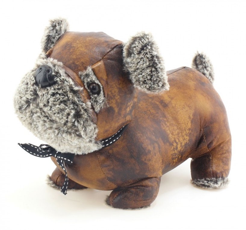 LP29725 / Pug Faux Leather Door Stop 32674 Interior Decor