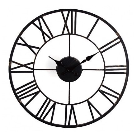 Round Skeleton Clock 40cm