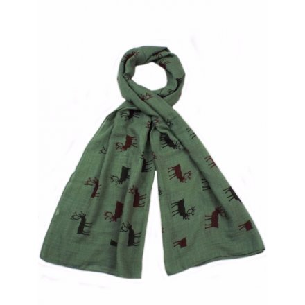An assortment of 3 stylish stag scarves. The perfect way to stay cosy this season.