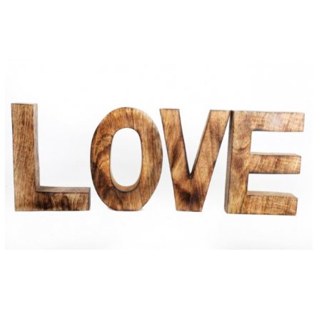 Wooden LOVE Letters Sign
