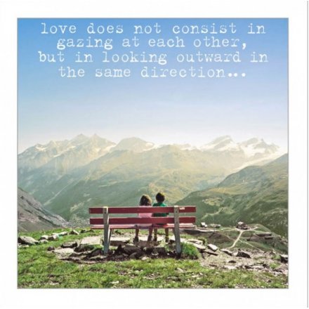 Love Looking Outward Greeting Card