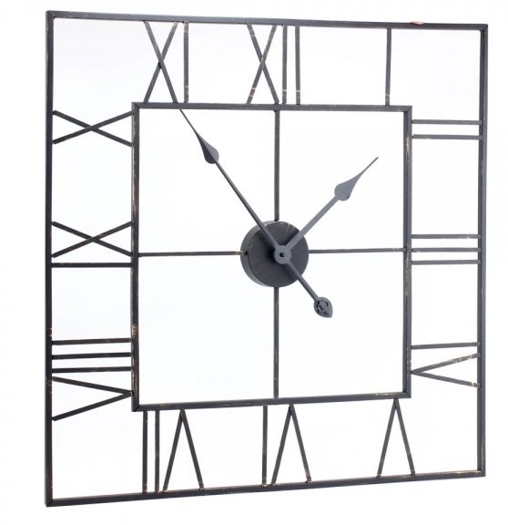 LP29674 / Square Skeleton Clock, 60cm 32925 Interior Decor / Clocks Rosefields