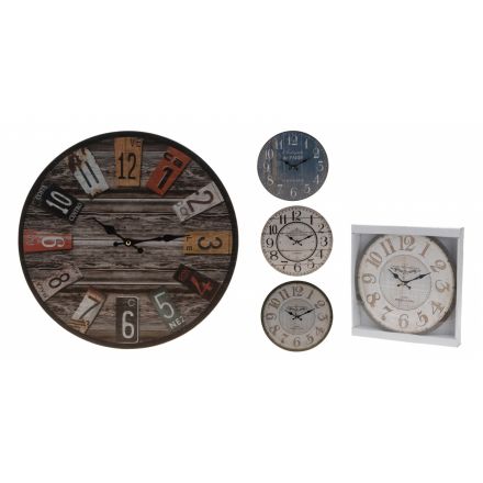 Multi Vintage Wall Clocks Mix