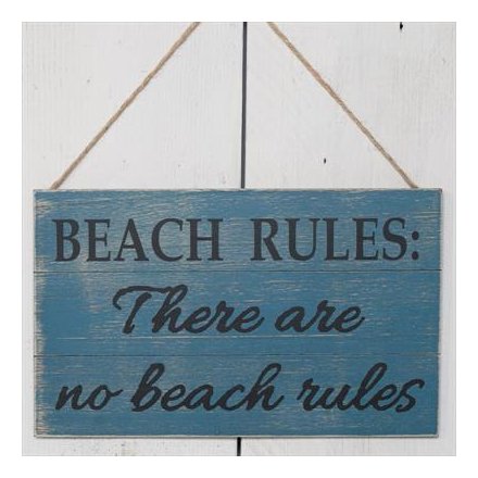 Beach Rules: Plaque