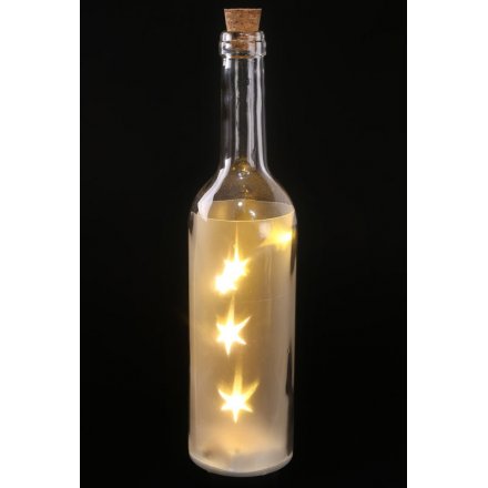 Light up LED Glass Bottle